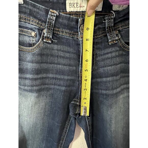 Buckle BKE Payton Bootcut Jeans Womens Size 26 Dark Wash Blue Low Rise 28x31 1/2 - Picture 8 of 11